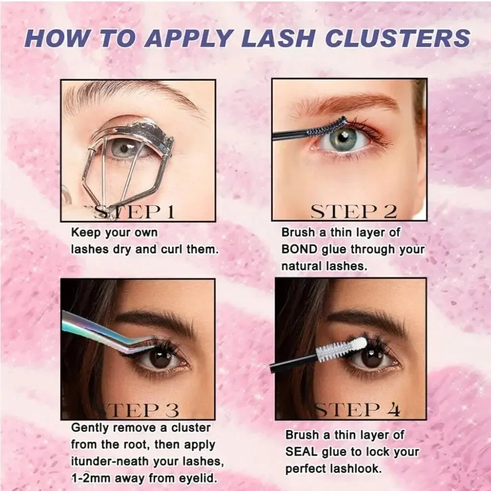 Faux Mink Cluster Lash Set
